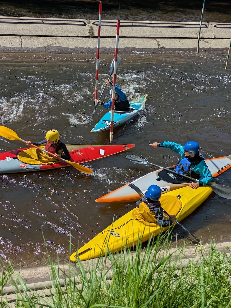 Rafting sur le stade d'eau vive de Lannion